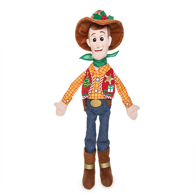 Disney Store Woody Holiday Plush Doll Toy Story Medium New with Tags