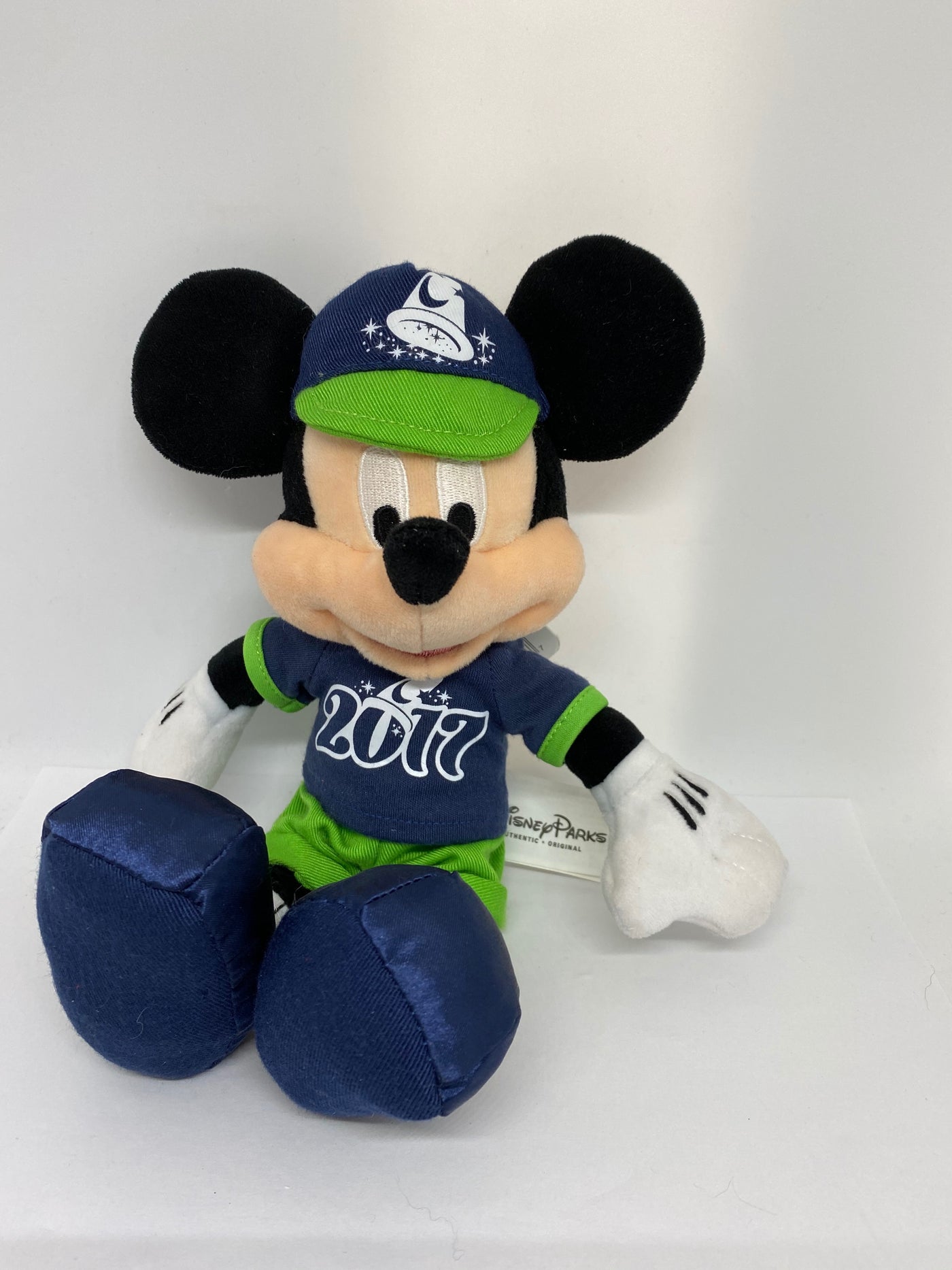 Disney Parks 2017 Mickey Mouse Small Plush New with Tag I Love Characters