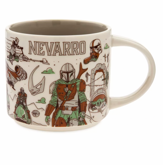 Disney Starbucks Been There Star Wars Nevarro Ceramic Coffee Mug New with Box