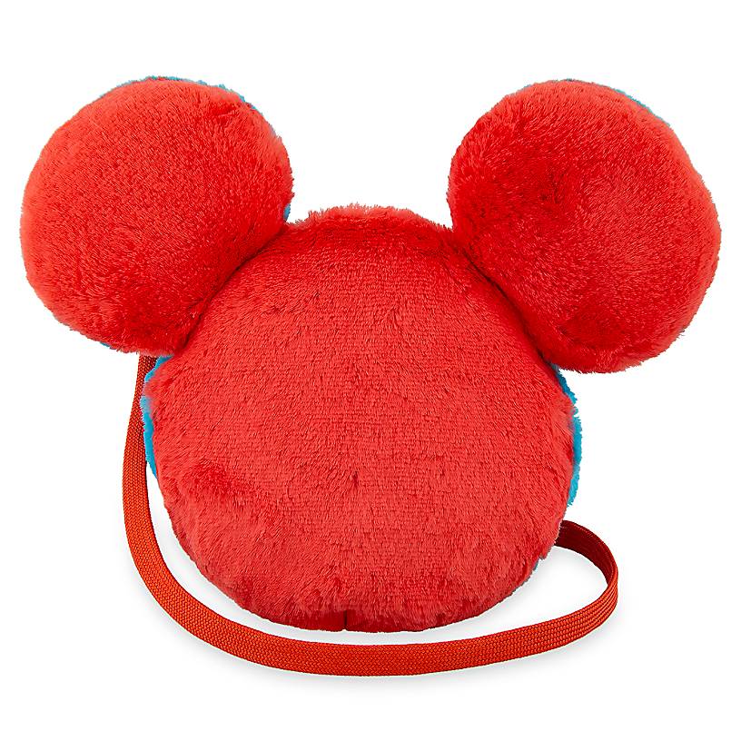 Disney Parks Mickey Icon Plush Crossbody Bag New with Tags