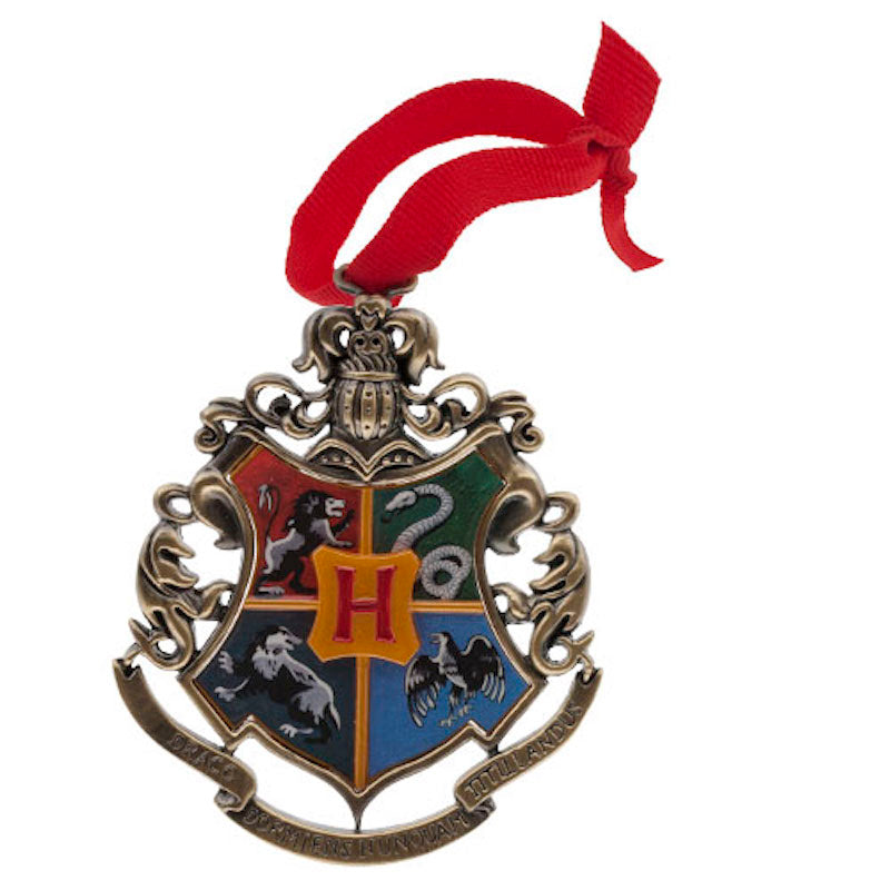 Universal Studios Harry Potter Crests Metal Holiday Ornament New with Tags