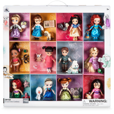 Disney Store Animators' Collection Mini Doll with Friends Gift Set New with Box
