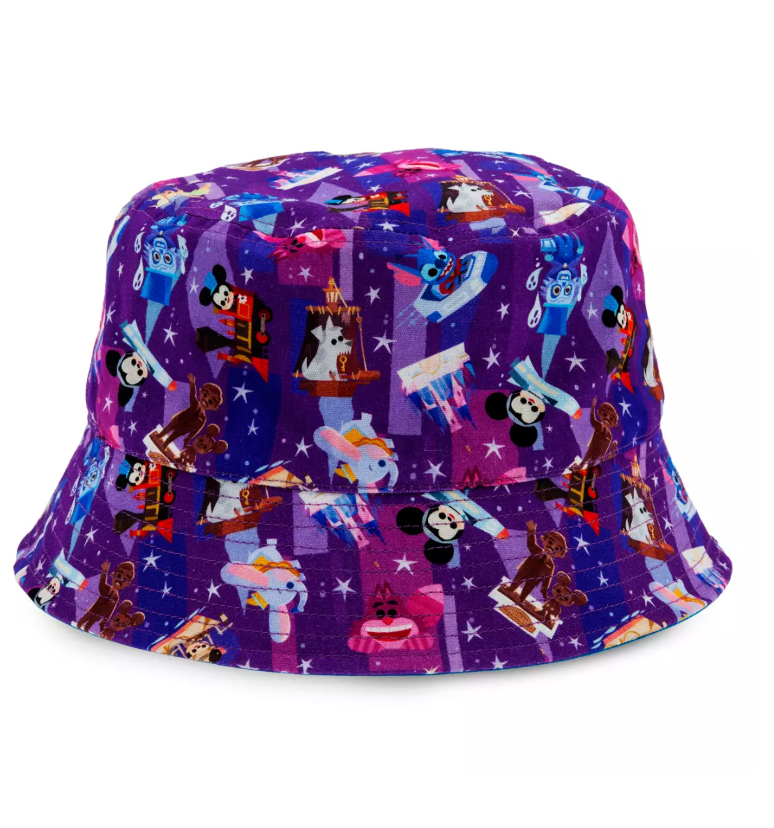 Disney Parks Joey Chou Cinderella Castle Reversible Bucket Hat for Adults New