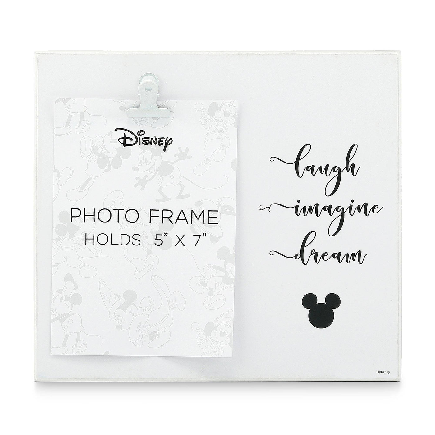 Disney Mickey Mouse Laugh Imagine Dream Photo Frame 5'' x 7'' New with Box