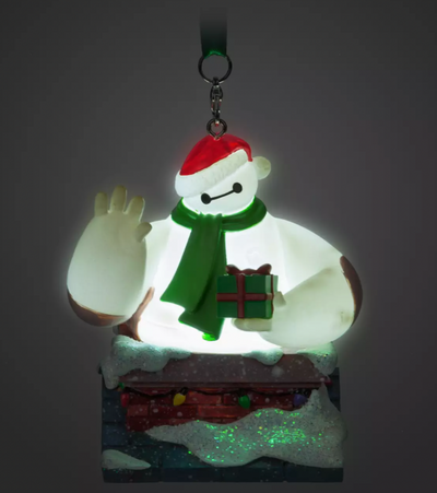 Disney Sketchbook Big Hero 6 Baymax Light-Up Christmas Ornament New with Tag