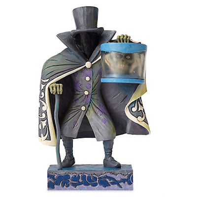 Disney Jim Shore Traditions Figure Haunted Mansion Hatbox Ghost Figurine New Box