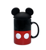 Disney Mickey Shorts Ceramic Coffee Tall Mug with Lid New
