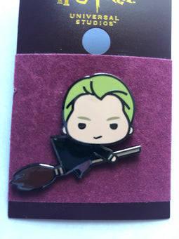 Universal Studios Wizarding World Harry Potter Draco Malfoy with Broom Pin New