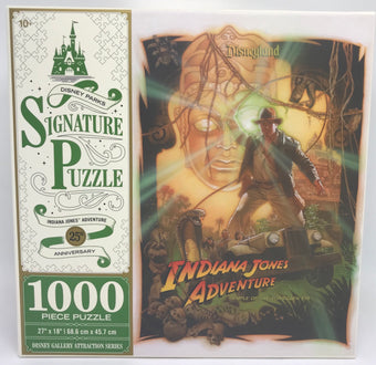 Disney Parks Disneyland Indiana Jones Adventure 1000 Pcs Puzzle New with Box