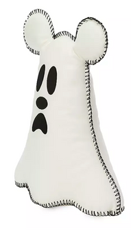 Disney Parks Halloween Mickey Mouse Ghost Pillow Boo to You New with Tag