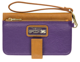 Disney Parks Epcot 35th Anniversary Figment Wristlet New with Tags