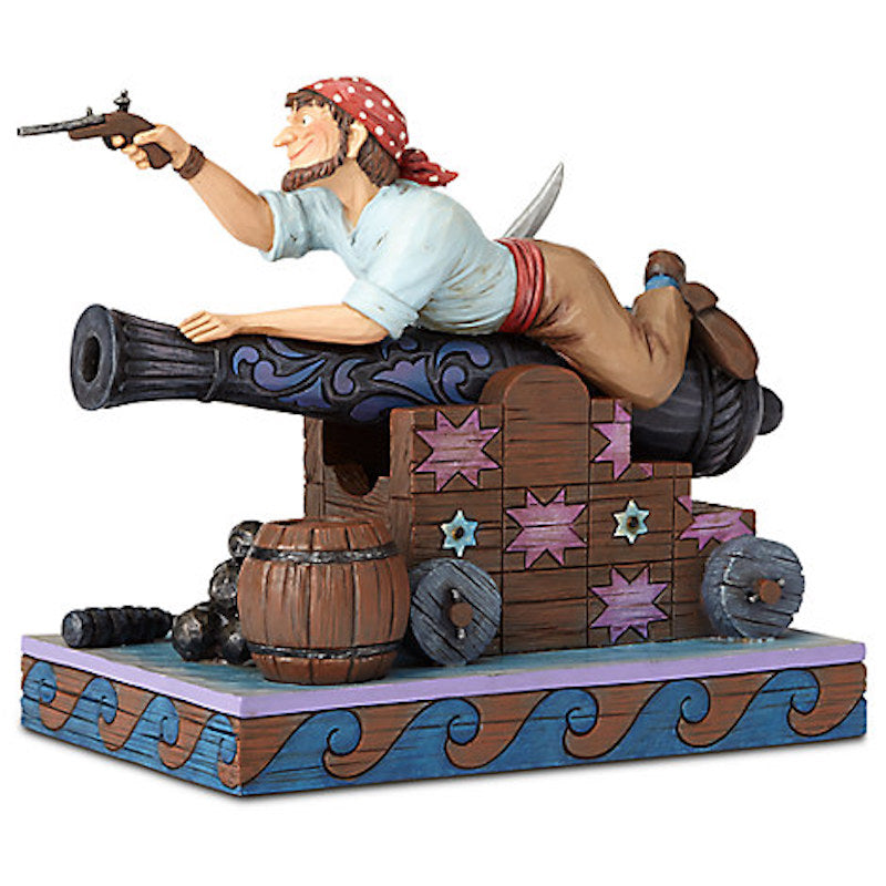 Disney Jim Shore Figure Pirates of the Caribbean Pirate on the Cannon New Box