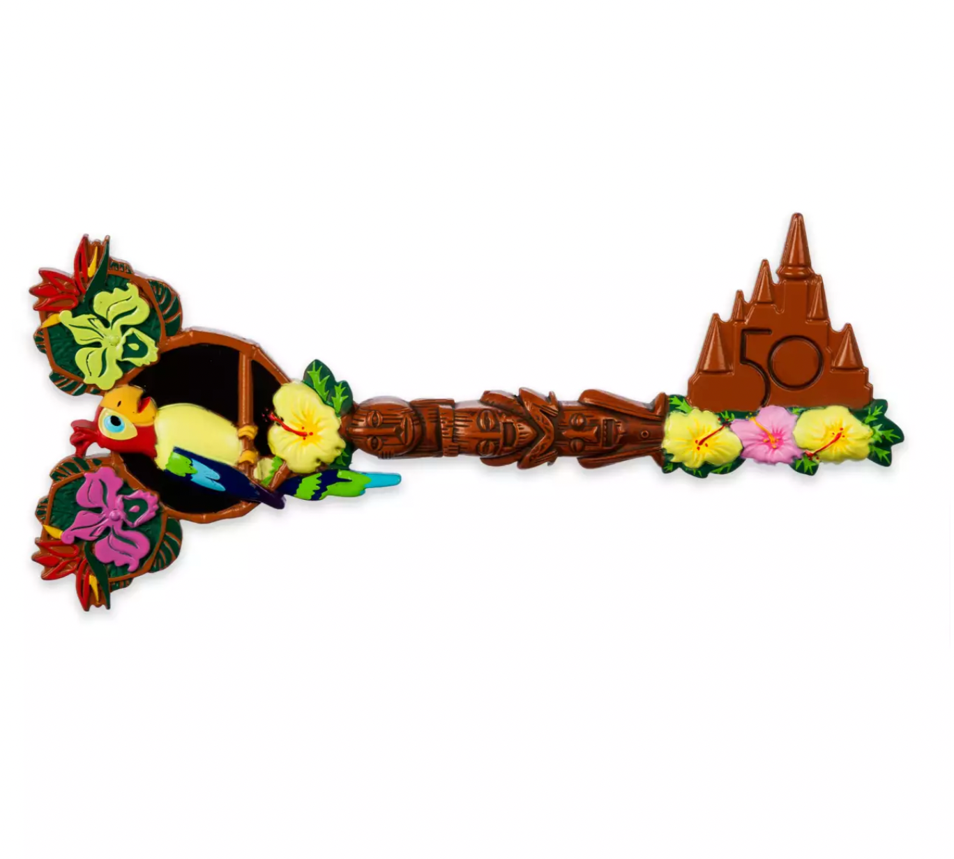 Disney 50th Mickey The Main Attraction Tiki Room Collectible Key New with Box