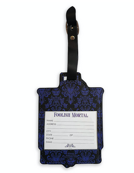 Disney Parks The Haunted Mansion Glow-in-the-Dark Luggage Tag New with Tag