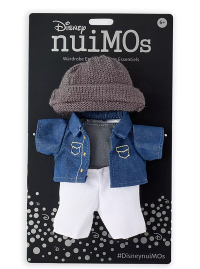 Disney NuiMOs Collection Outfit Denim Jacket and Knitted Hat Set New with Card