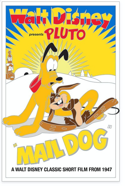 Disney Parks Pluto 90th Pin Mail Dog Show Limited Edition New with Card