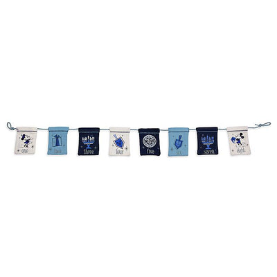 Disney Parks Holiday Mickey and Minnie Happy Chanukah Hanukkah Banner New