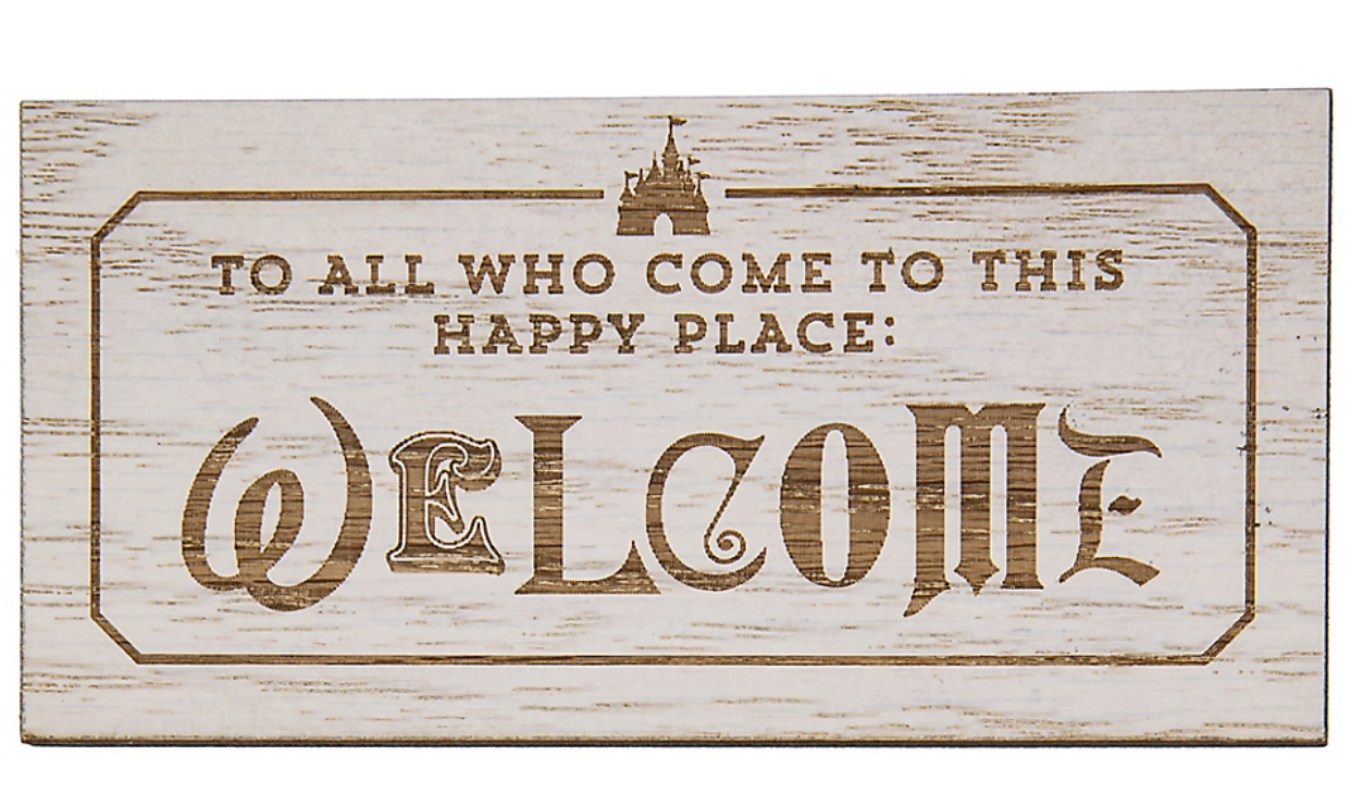 Disney Parks To All Who Come To This Happy Place Welcome Magnet New