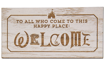 Disney Parks To All Who Come To This Happy Place Welcome Magnet New