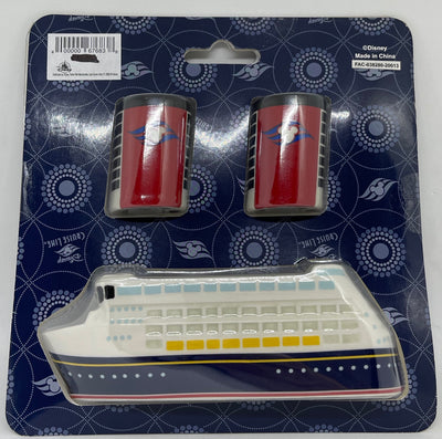 Disney Cruise Line Mickey Icon Ship Salt and Pepper Set New with Box