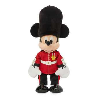 Disney Parks Epcot Mickey Mouse Queen's Guard Plush United Kingdom Small 16''