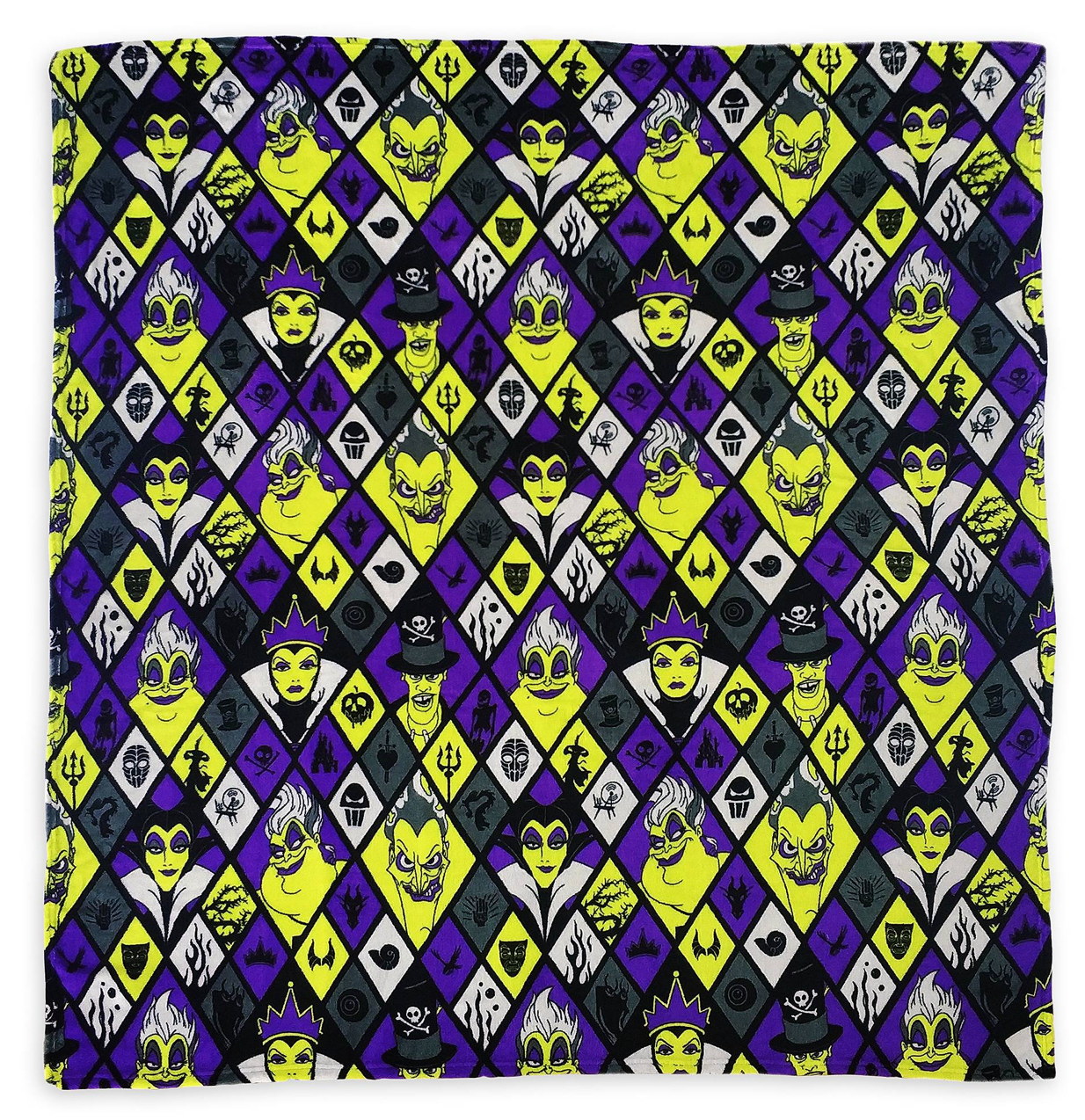 Disney Parks Villains Fleece Throw Blanket New with Tag