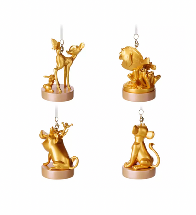 Disney Walt Disney World 50th Fab 50 Animal Kingdom Christmas Ornament Set New