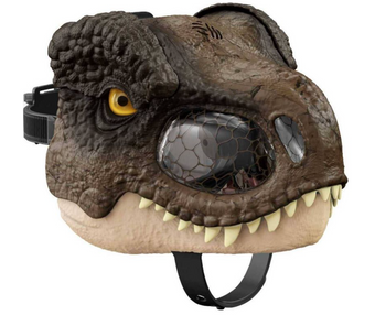 Jurassic World Dominion Tyrannosaurus Rex Chomp n Roar Mask Costume New With Box