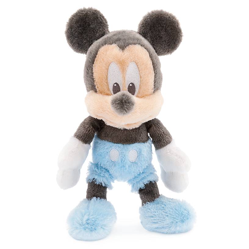 Disney Parks Mickey Mouse Rattle Plush for Baby Small Plush New with Tag