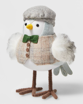 Target Dewy Bird with Bow Tie & Vest Decorative Figurine Green Wondershop New