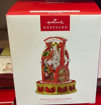 Hallmark 2022 Carnival Festive Ferris Wheel Christmas Ornament New With Box
