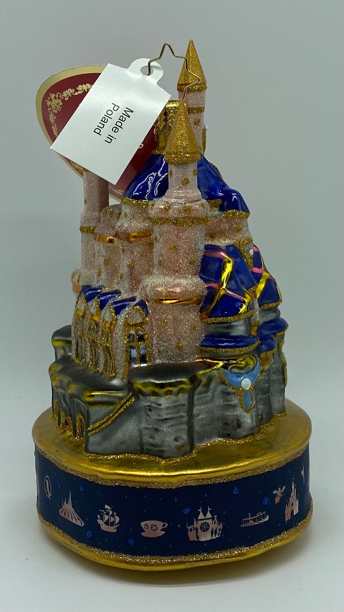 Disney 50th Anniversary Magic Kingdom Castle Christopher Radko Ornament New