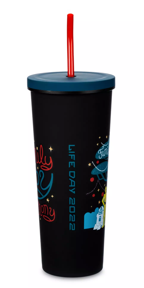 Disney Star Wars Life Day Stainless Steel Tumbler with Straw New With Tag
