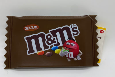 M&M's World Brown Milk Chocolate Bag Pouch New with Tag