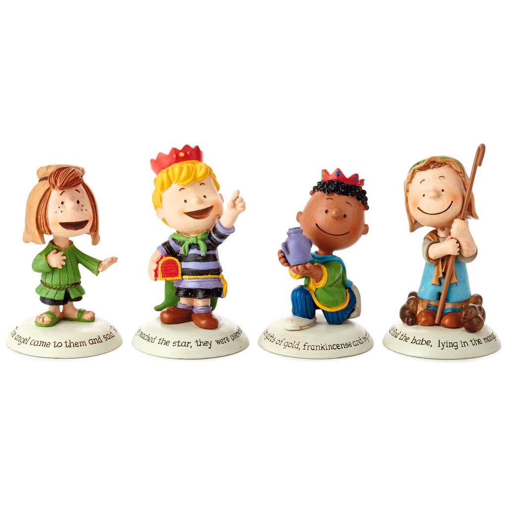Hallmark Peanuts Glad Tidings Nativity Additional Characters Set New with Box