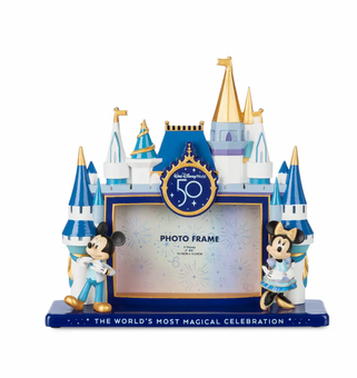 Disney Walt Disney World 50th Celebration Mickey Minnie Photo Picture Frame New