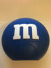 M&M's World Candy Blue Round Dispenser New with Tags