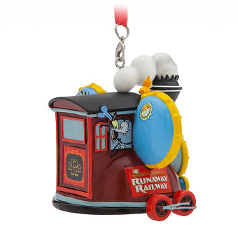 Disney Parks Mickey and Minnie Runaway Railway Ear Hat Ornament New with Tag