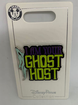 Disney Parks The Haunted Mansion “I am your Ghost Host” Pin New