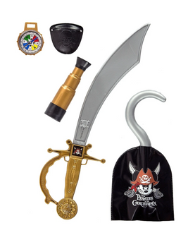 Disney Parks Pirates of the Caribbean Mickey Captain Role Play Set New with Box