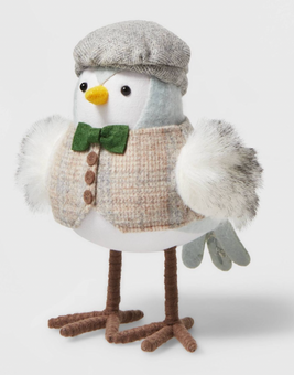 Target Dewy Bird with Bow Tie & Vest Decorative Figurine Green Wondershop New
