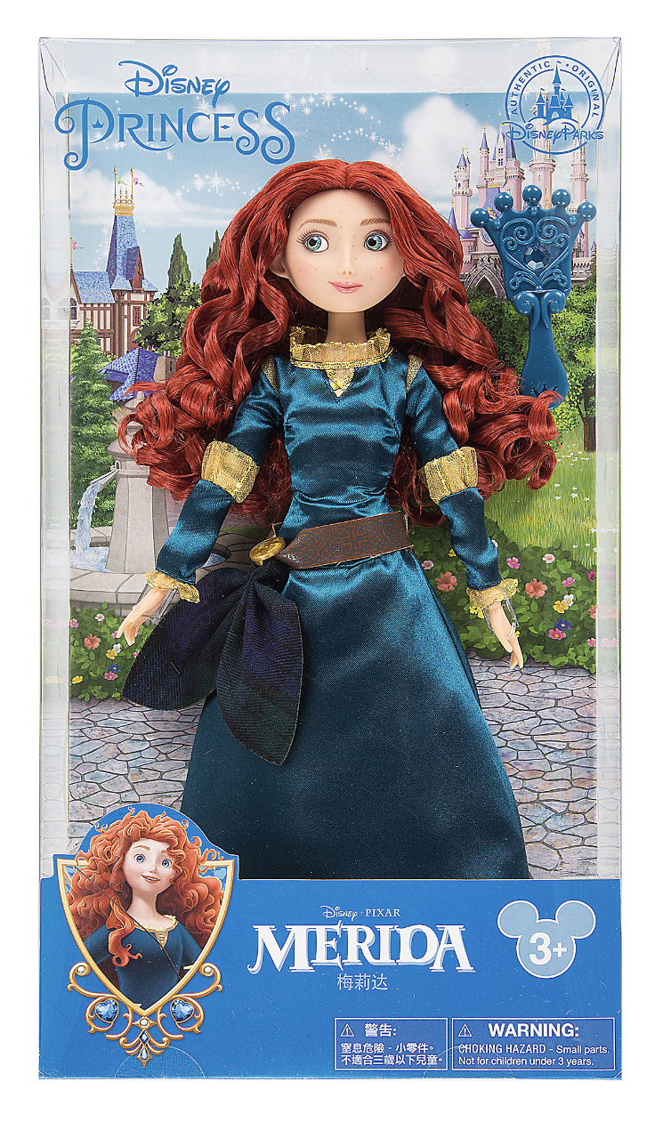 Disney Parks Princess Merida Doll with Brush New with Box