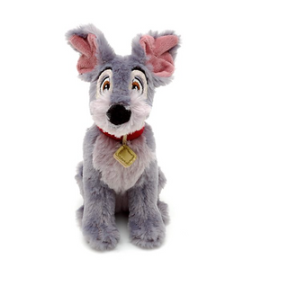 Disney Store Lady and the Tramp Mini Bean Bag Tramp Plush New with Tag