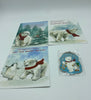 Hallmark 2022 Christmas Ornament Keepsake Club Polar Bear Keychain Postcards