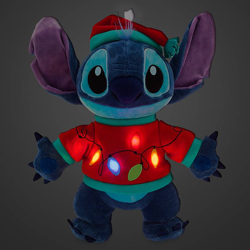 Disney Store Stitch Light-Up Holiday Medium Plush New with Tags – I Love  Characters