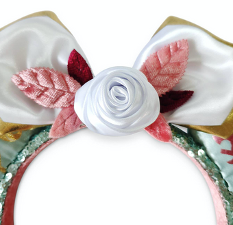 Disney Minnie The Main Attraction Ear Headband King Arthur Carrousel New