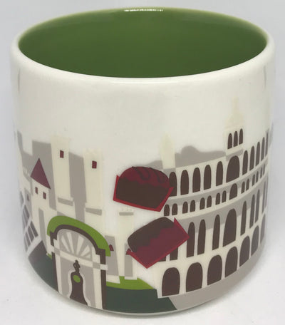Starbucks You Are Here Collection Belgium Ceramic Coffee Mug New W Box