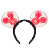 Disney Parks Minnie Mouse Best Day Ever Ear Headband Light Up Red Mickey Balloon