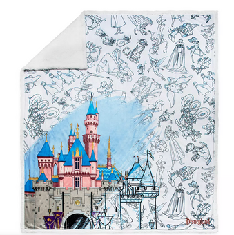 Disney Parks Disneyland Ink & Paint Throw New with Tags