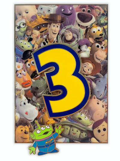 Disney Store Toy Story 25th Anniversary Pin Set Limited Edition New with Box